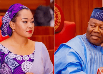 Senate Showdown: Akpabio orders Senator Natasha out amid heated plenary clash