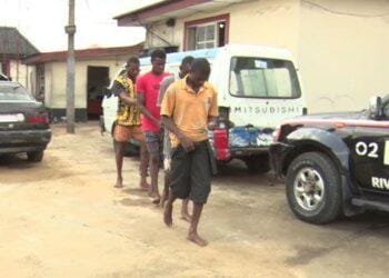 Police arrest 6 suspects vandalizing public assets in Rivers
