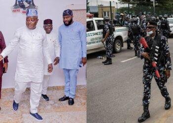 Tension in Lagos Assembly: Heavy security lockdown sparks political unrest