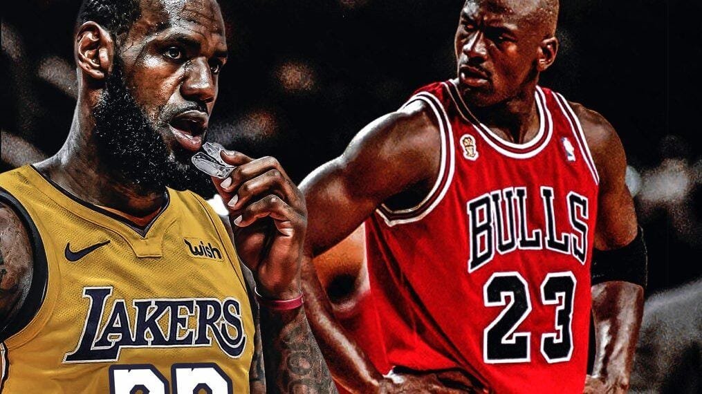 LeBron joins Jordan in history books as Lakers crush Warriors