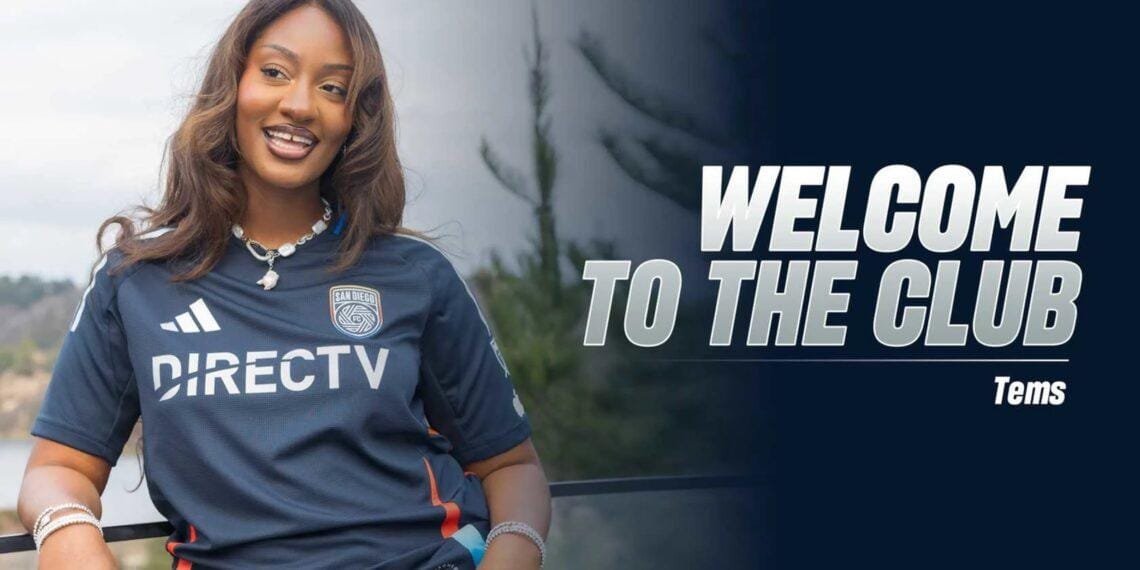 Nigerian Grammy winner Tems ventures into sports, joins San Diego FC ownership