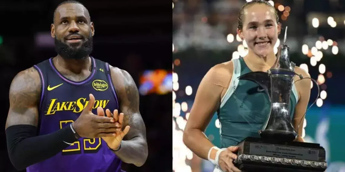 How LeBron James inspired Andreeva win tennis tournament