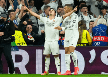 Real Madrid beat Atletico 2-1 in first leg of Champions League last 16