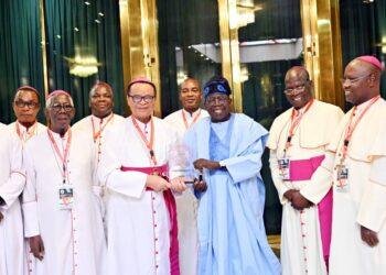 "I understand your concerns, but we must build a Nation" – President Tinubu tells Catholic Bishops