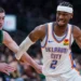 Thunder stun Celtics to secure NBA playoff spot