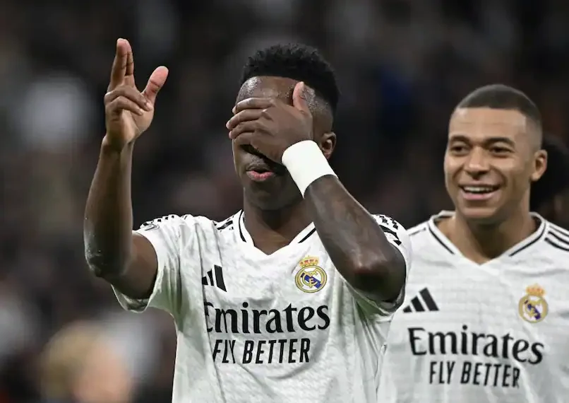 Vinicius, Mbappe fire Real Madrid to 2-1 victory over Rayo Vallecano in LaLiga thriller