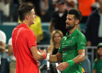 World number 5 Djokovic loses to Czech Teenager Mensik in Miami Open final