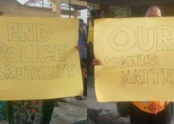Akwa Ibom Polytechnic students protest insecurity, police brutality