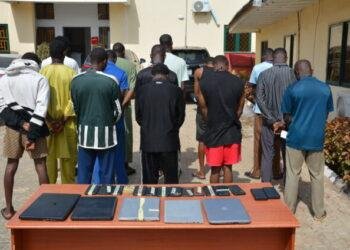 EFCC arrest 14 suspected internet fraudsters in Plateau