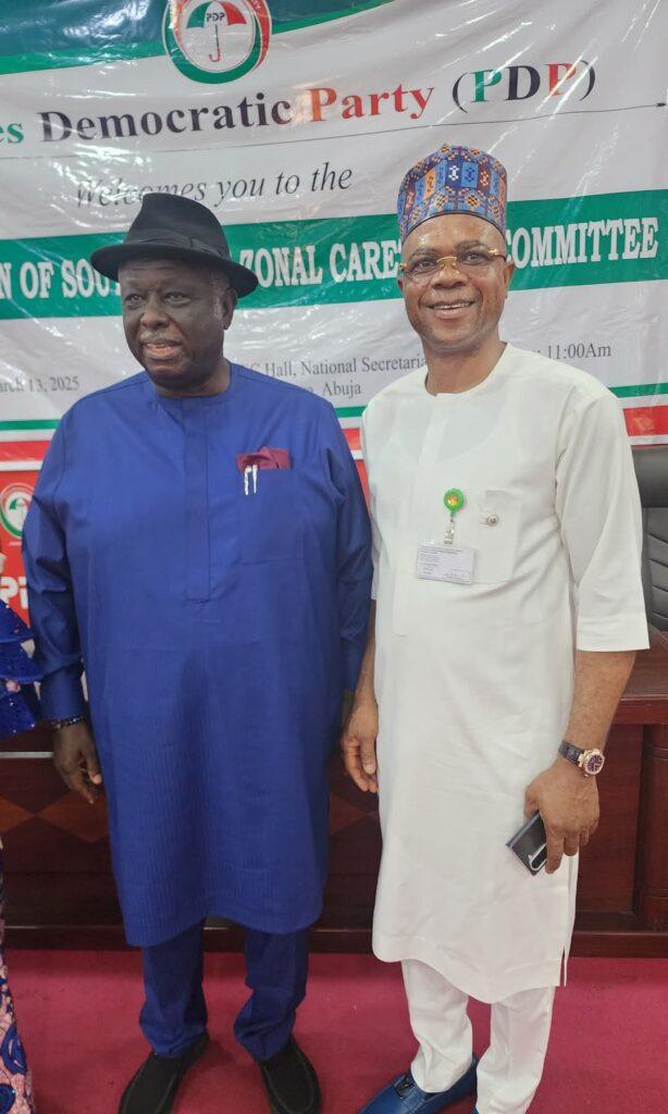 Ukodhiko congratulates Elder Ogidi on inauguration as PDP Chair, South South zonal caretaker committee
