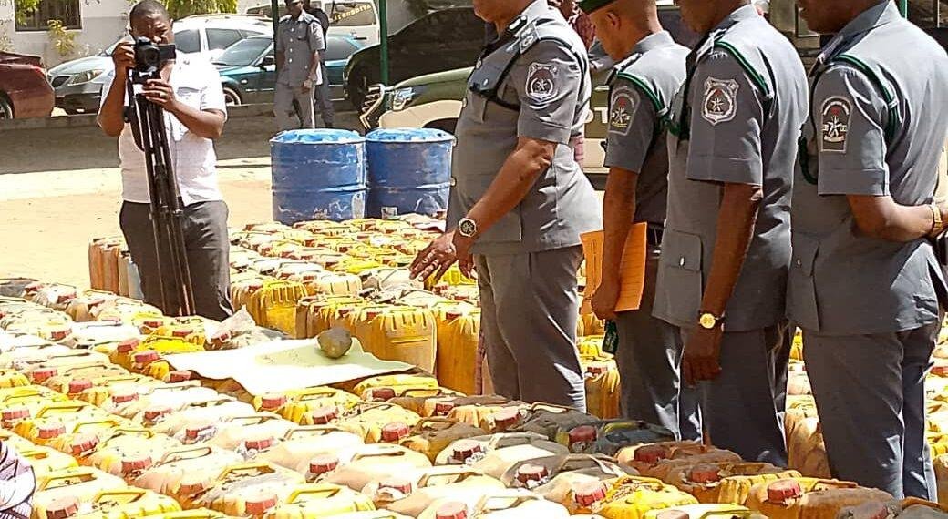 Customs seizes 1,149 jerricans of smuggled PMS in Taraba