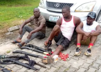 Police arrest 3 suspects for gun running, recover arms, ammunition in Delta