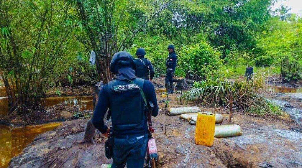 NSCDC uncovers illegal crude oil reservoir in Ondo