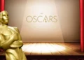 The Oscars logo and Academy Award statuette