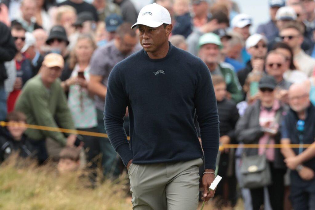 Tiger Woods ruptures Achilles’ tendon