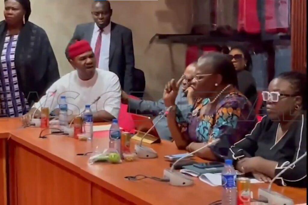 Public outrage as group defends Senator Nwebonyi, slams Ezekwesili over Senate drama