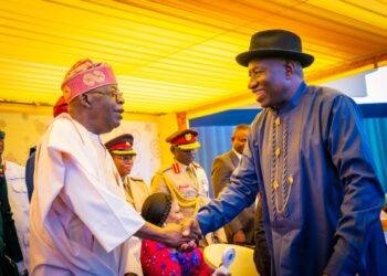 Tinubu congratulates Goodluck Jonathan on winning Shunhak Peace Prize