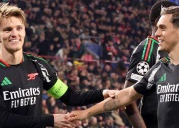 Arsenal breaks Champions League record with 7 goals against PSV