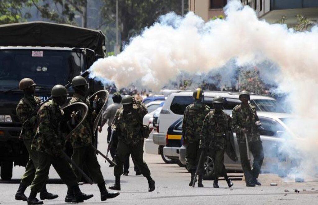 Wike's reception: Police disperse protesting Kalabari women with teargas