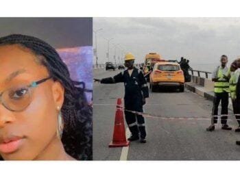 Tragedy on Third Mainland Bridge as unidentified Woman jumps to her death