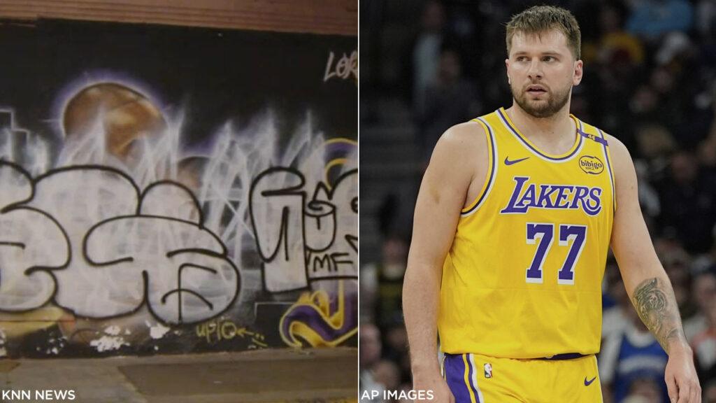 Doncic funds restoration of vandalized Kobe Bryant mural in Los Angeles