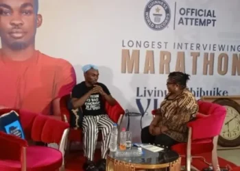 Nigerian journalist sets new Guinness World Record with 72-hour interview