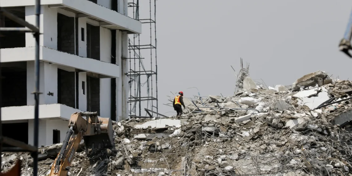 Building under construction collapses in Lagos, 2 rescued alive