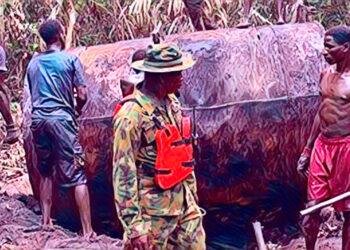 Army dismantle 16 illegal oil refining sites in Niger Delta, arrest 23 oil thieves