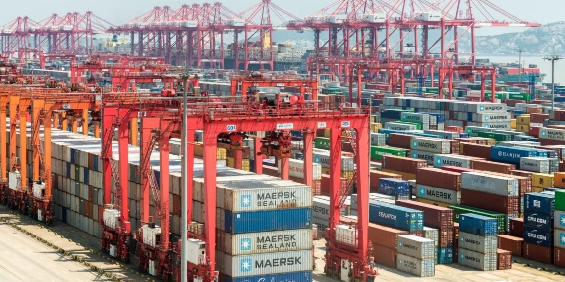 China’s Port close down, Containers pill up, global supply chains on brink of collapse
