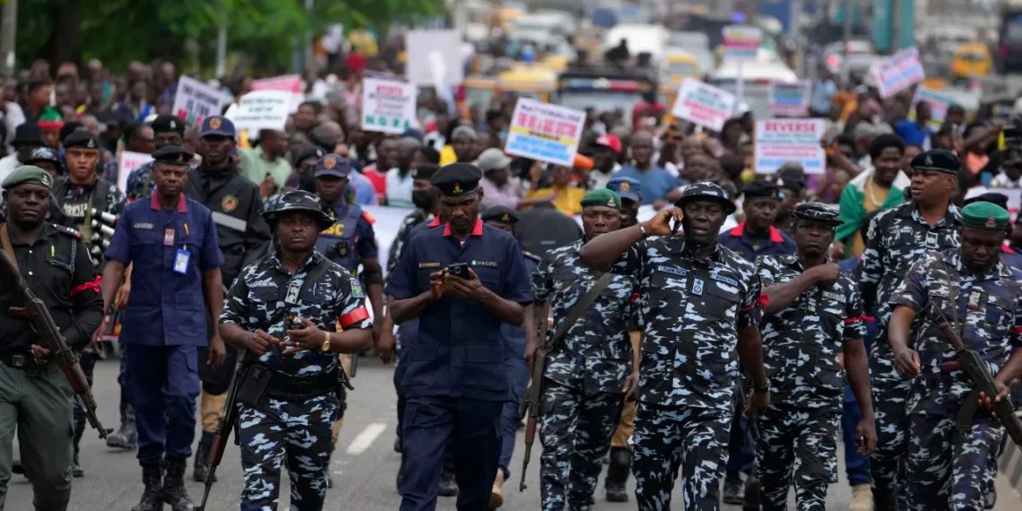 Massive security deployment in Adamawa as Police respond to Nationwide protest