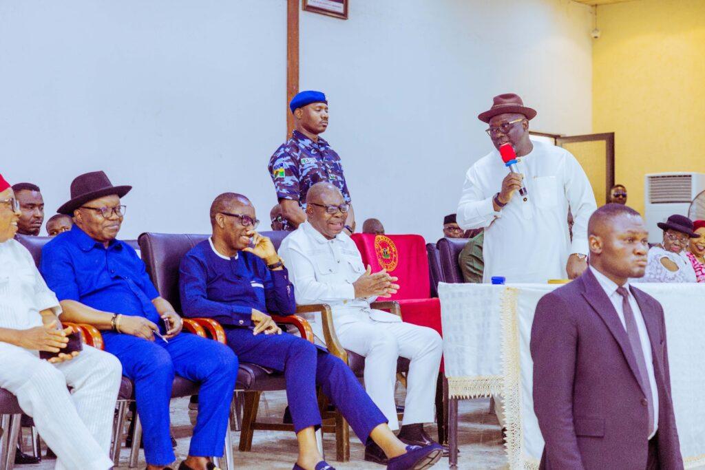 BREAKING: Oborewori, Okowa, top Delta PDP stakeholders in crucial closed-door meeting amid defection rumors