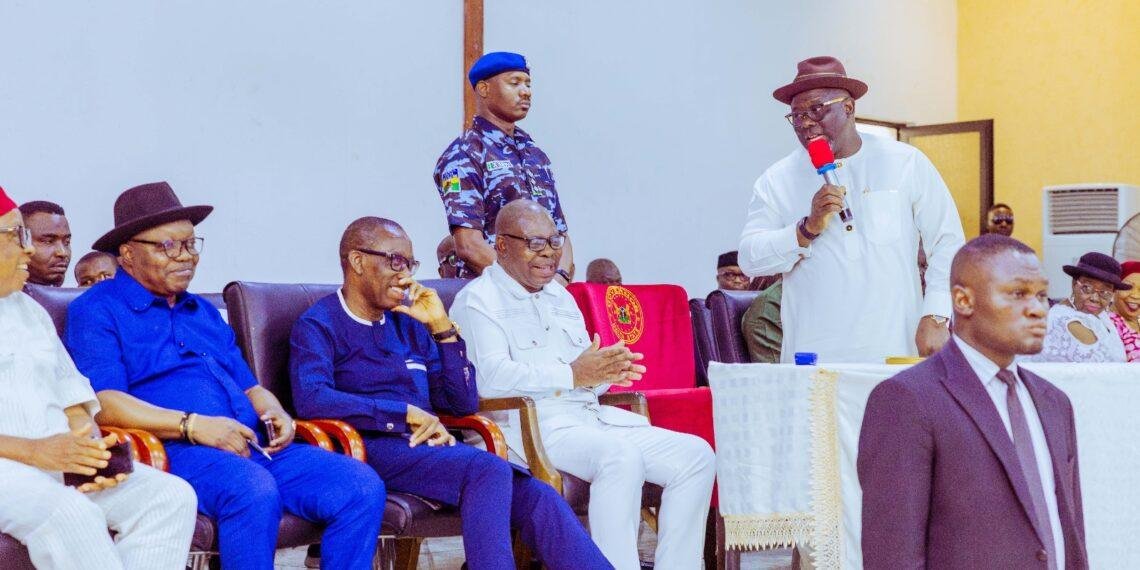 BREAKING: Oborewori, Okowa, top Delta PDP stakeholders in crucial closed-door meeting amid defection rumors
