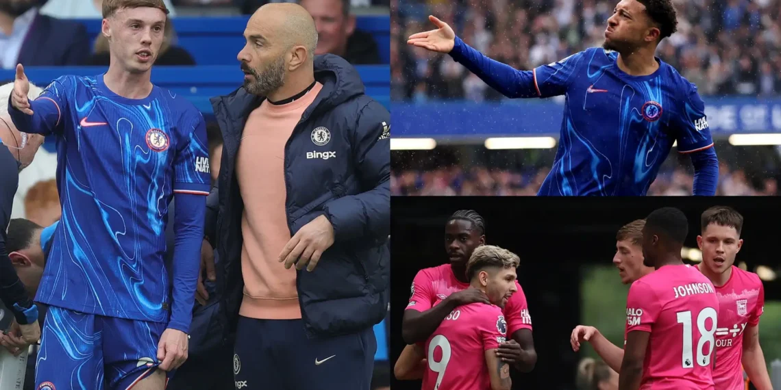 Sancho scores to rescue Chelsea in 2-2 draw against Ipswich