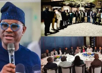 Wike under fire for hosting suspended Rivers legislators in UK