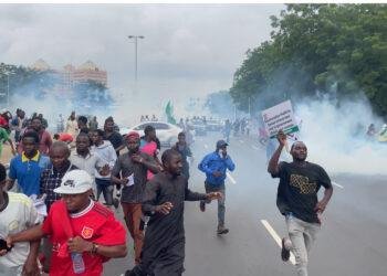 Police, security agents tear-gassed protesters, arrest activists in FCT