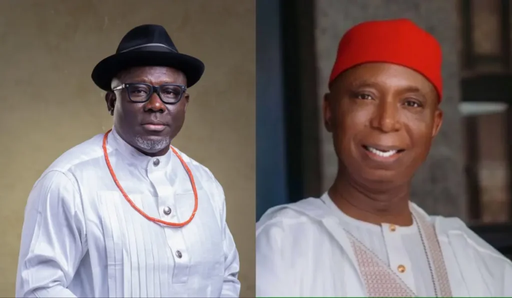 Delta Governor Oborevwori fires back at Ned Nwoko over defection rumour, demands proof