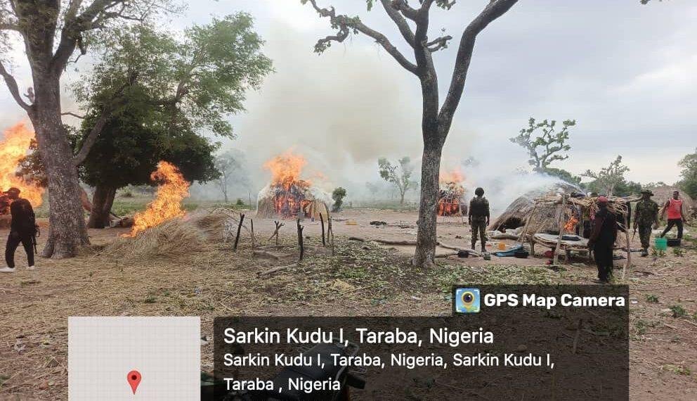 Army neutralise 2 terrorists, dismantle bandits’ camps in Taraba