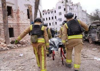 Russian ballistic missile attack kills 32 people in Ukrainian city