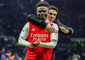 Arteta lauds Saka's first goal after his return from injury