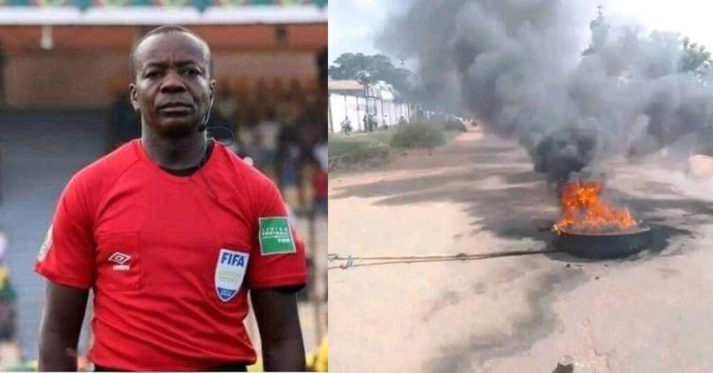 Mob sets referee ablaze in DR Congo