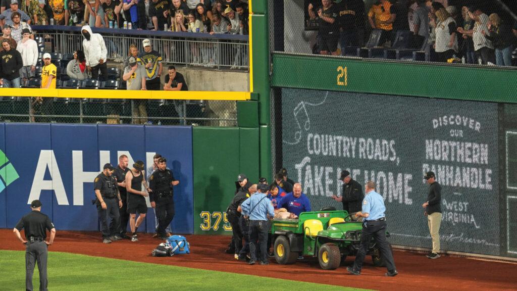 Man in critical condition after falling from stands at Pirates game