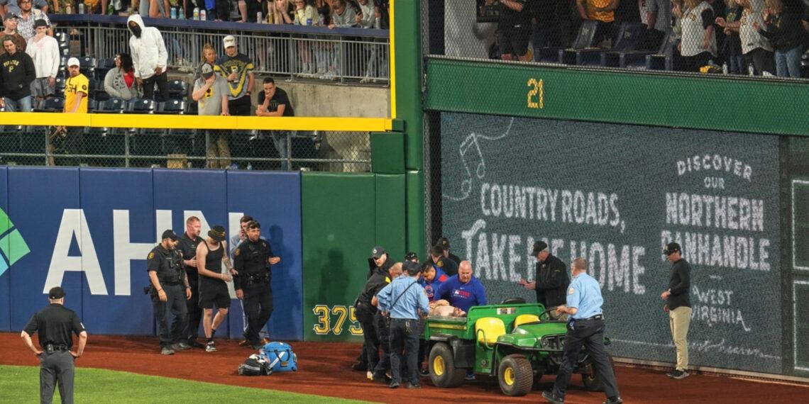 Man in critical condition after falling from stands at Pirates game