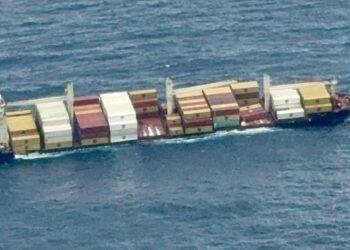India state on alert after ship carrying hazardous cargo capsized