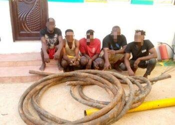 Police arrest suspected vandals, recover tools in Lagos