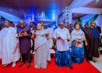 Tinubu, Jonathan, Akpabio, Oborevwori, others pay glowing tribute as Nigeria bids farewell to Chief Edwin Clark