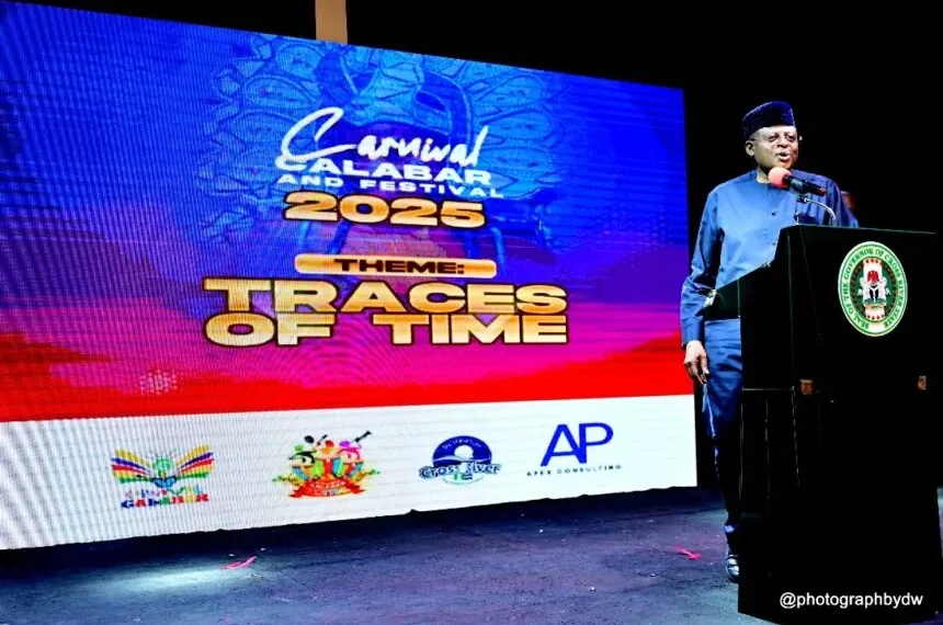 Gov. Otu unveils new theme, ‘Traces of Time’ for Carnival Calabar 20th anniversary