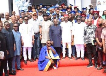 Gov. Otti grants automatic employment to 19, gives laptops to 509 tech graduates