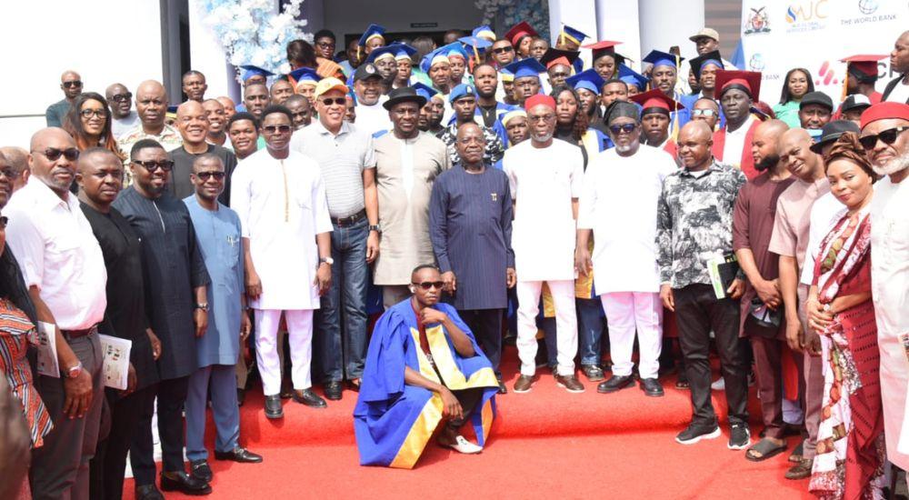 Gov. Otti grants automatic employment to 19, gives laptops to 509 tech graduates