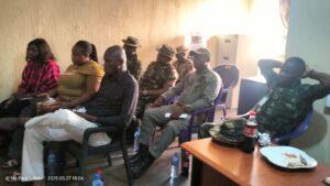 A cross-section of Defence Correspondents during a media tour to 248 Recce Battalion, Illela, a border community to Niger Republic