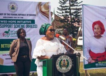 Tinubu's wife distributes food items in Abia as Gov. Otti lauds initiative